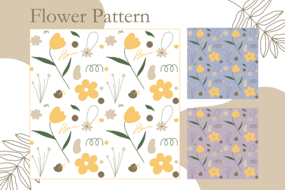 Download Cute Flower Spring Minimal Pattern - Minimal pattern Collection