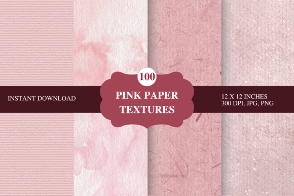 Download Pink Paper Texture 100 Bundle - Premium Bundle
