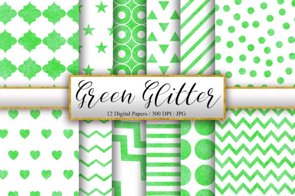 Download Green and White Glitter Background - Glitter background Collection