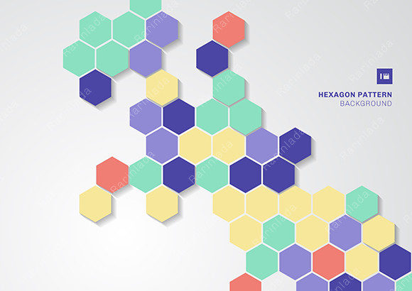 Download Abstract Hexagons Shape Minimal Pattern - Minimal pattern Collection