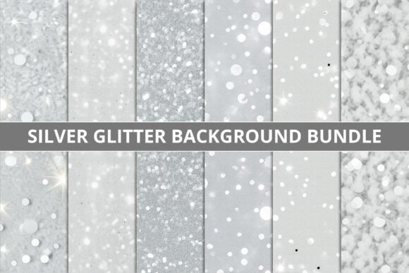 Download Silver Glitter Background Bundle - Glitter background Collection