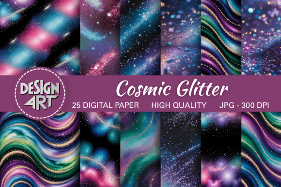 Download Cosmic Glitter Background - Glitter background Collection