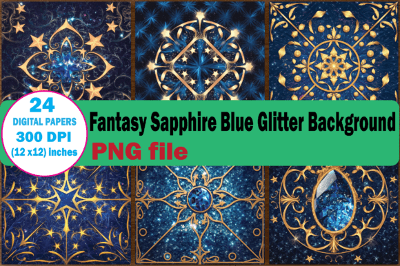 Download Sapphire Blue Glitter Background - Glitter background Collection