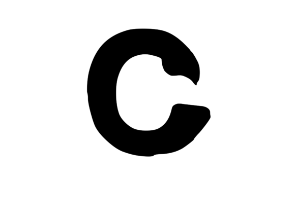 Download Monogram Melting Ice Cream Letter C - Premium Resources