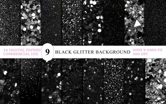Download Black Glitter Background Textures - Glitter background Collection